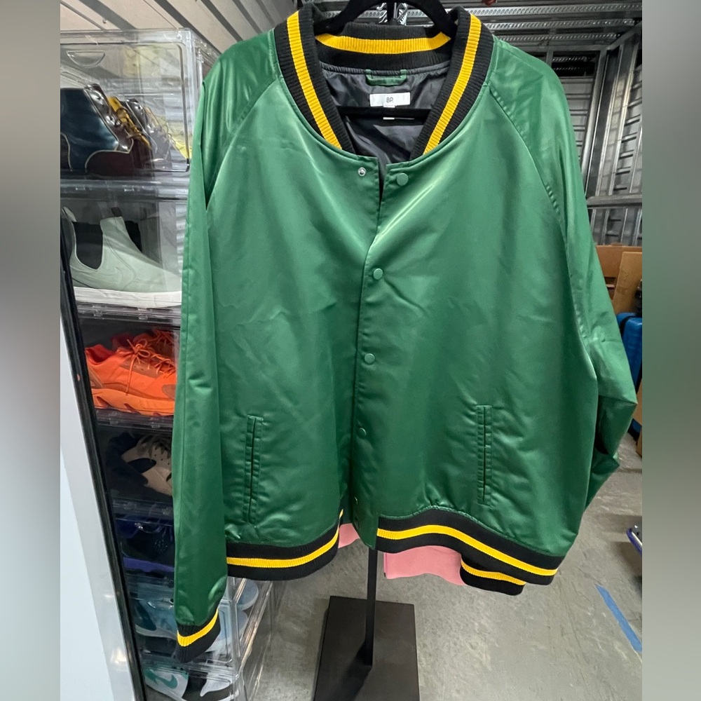 Men’s - Nordstrom - BP - 3XL Varsity Jacket in Green